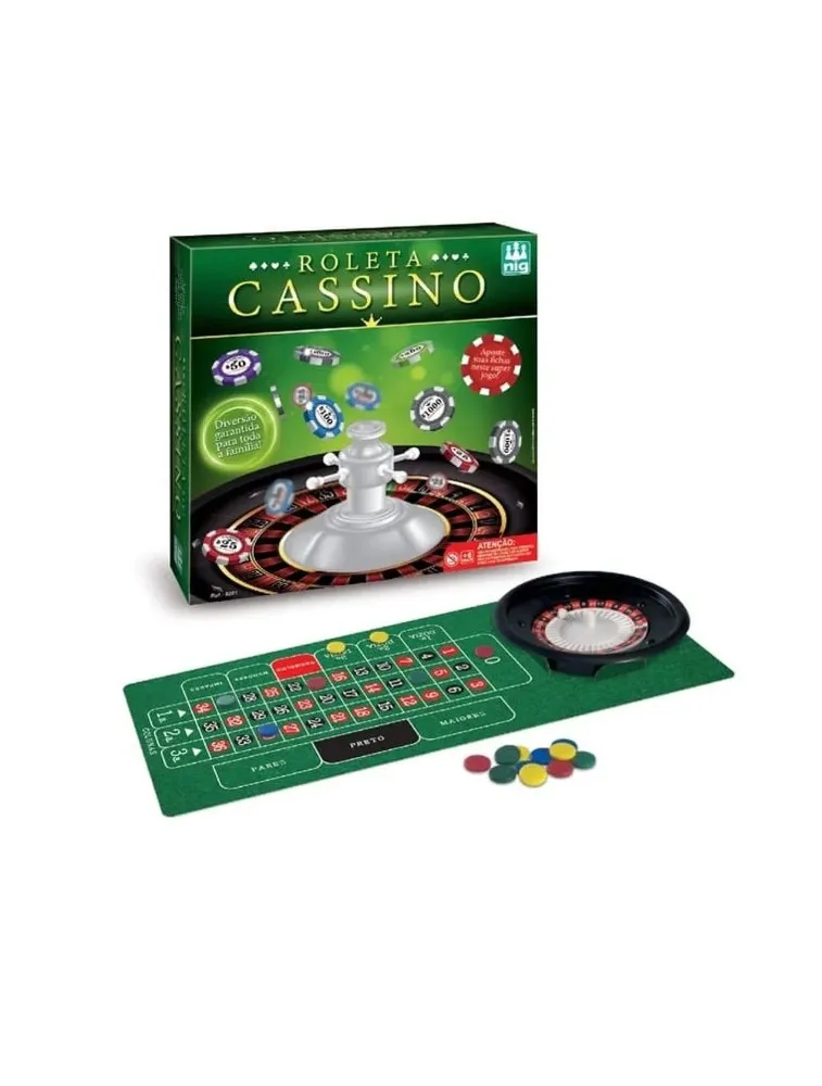Jogo: Roleta Cassino - Nig Brinquedos
