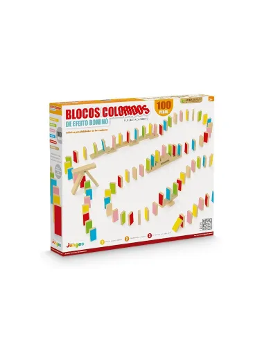 Blocos Coloridos: 100pçs