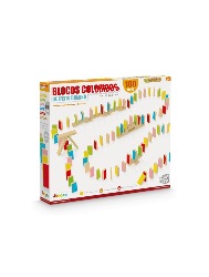 Blocos Coloridos: 100pçs