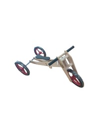 Bicicleta de Madeira - 2 em 1
