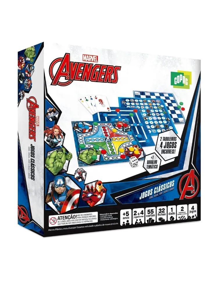 JSG Carton Marvel - Jogos Clássicos