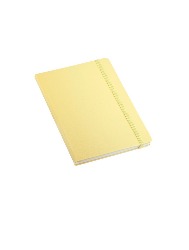 Caderneta Amarelo Pastel Pautado