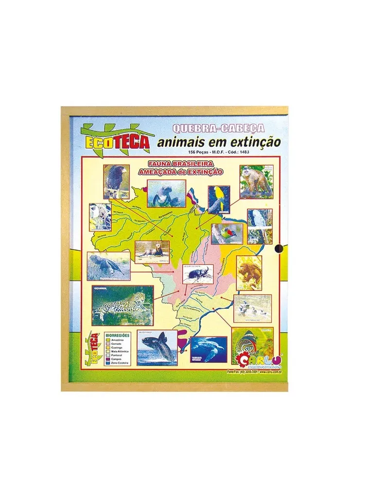 Quebra-Cabeça: Animais em Extinção