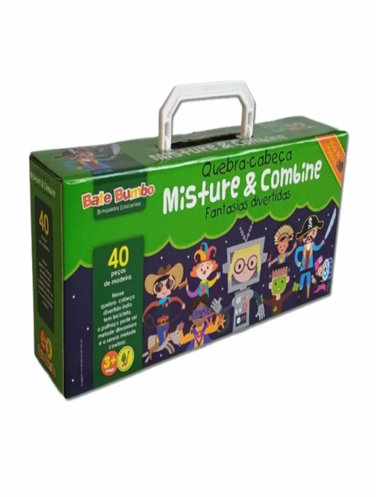 Quebra-Cabeça: Misture e Combine - Fantasias Divertidas