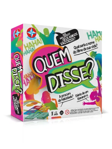 Jogo: Quem Disse?  - Estrela