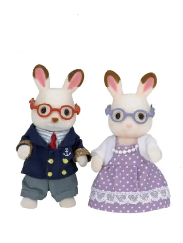 Avós Coelhos Chocolat - Sylvanian Families