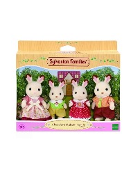 Nova Família Coelho Chocolate - Sylvanian Families
