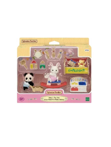 Caixa de Brinquedos - Bebê Coelho Neve - Sylvanian Families