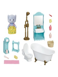 Conjunto Toalete e Banho com Irmã Elefante - Sylvanian Families