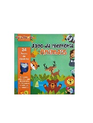 Jogo da Memória: Animais - 24 pçs