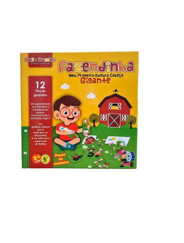 Meu Primeiro Quebra-Cabeça Gigante: Fazendinha
