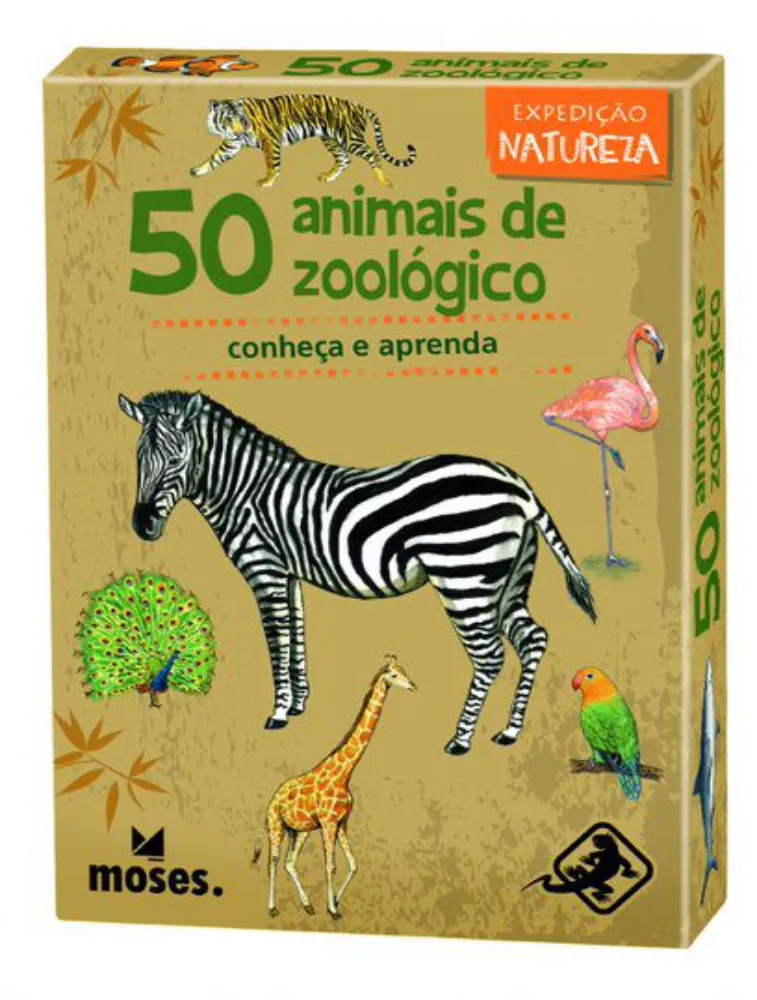 50 figuras de Animais de Zoologico