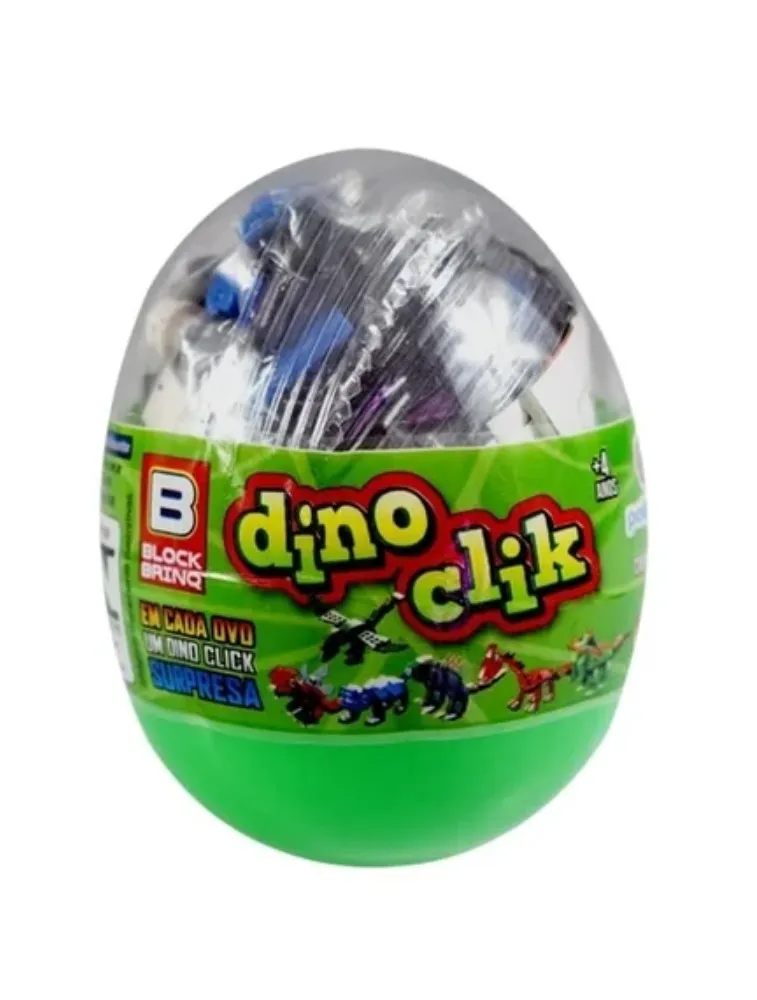 Animal de Brinquedos Coloridos (Dino Blocks 2 em 1)