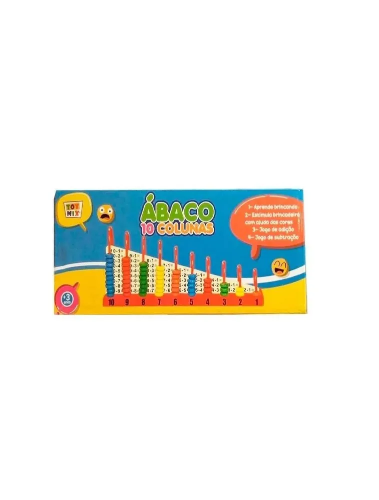 Ábaco 10 colunas - MDF