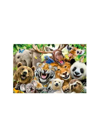 Quebra-Cabeça: 200pçs - Selfie Animais