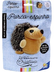 LIVRO-KIT DE ARTESANATO CRIATIVO: PORCO-ESPINHO