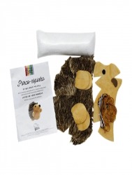 LIVRO-KIT DE ARTESANATO CRIATIVO: PORCO-ESPINHO
