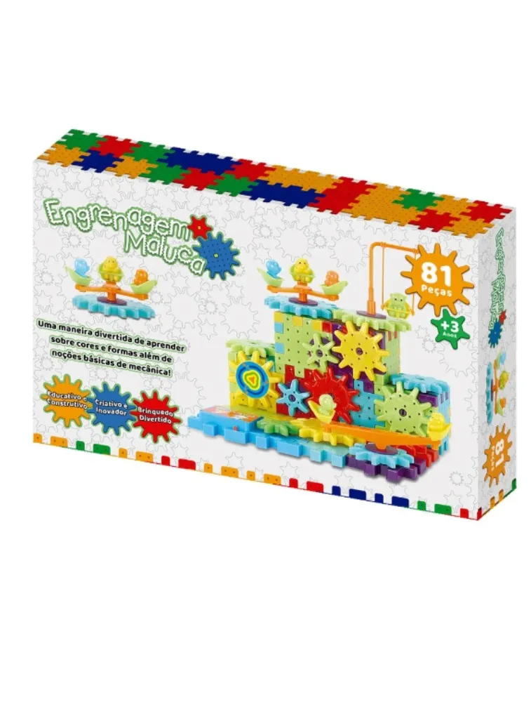 Engrenagem Maluca - 81 pçs