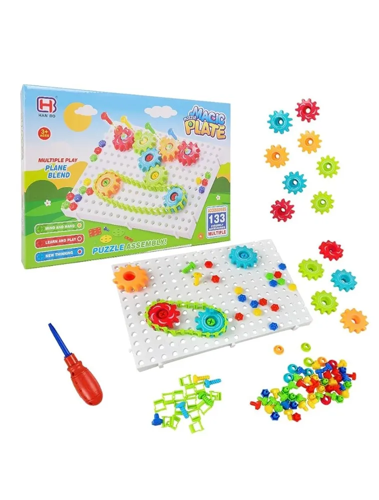 Puzzle Toy Magic Plate - 133pçs