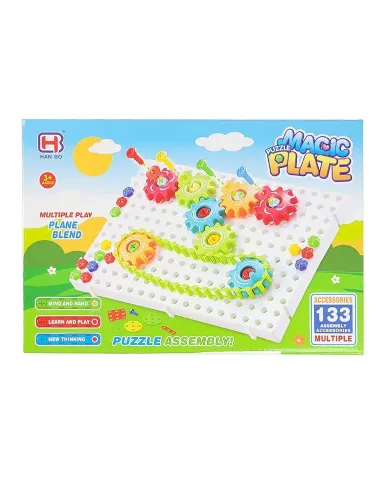 Puzzle Toy Magic Plate - 133pçs