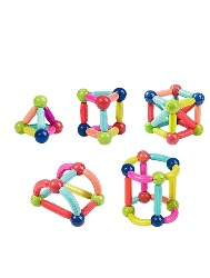 Block Building Tubos Magnéticos - 56pçs