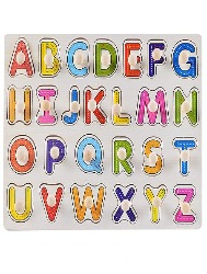 Encaixe Divertido com Pinos - Letras