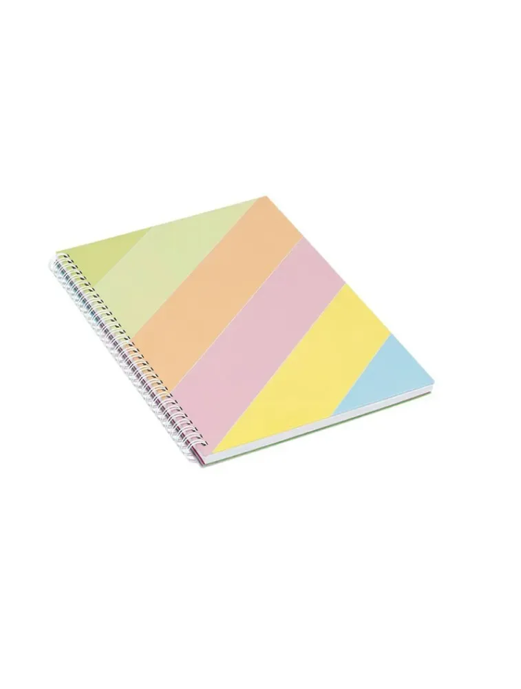 Caderno Capa Dura Pautado - Colorido - BRW