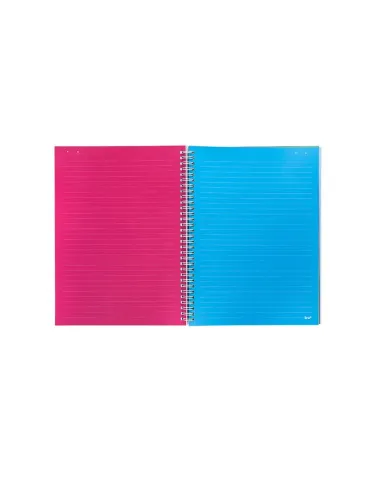 Caderno Capa Dura Pautado - Colorido - BRW