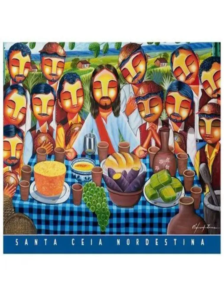 Quebra Cabeça: 500 peças - Santa Ceia Nordestina