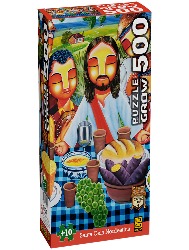 Quebra Cabeça: 500 peças - Santa Ceia Nordestina