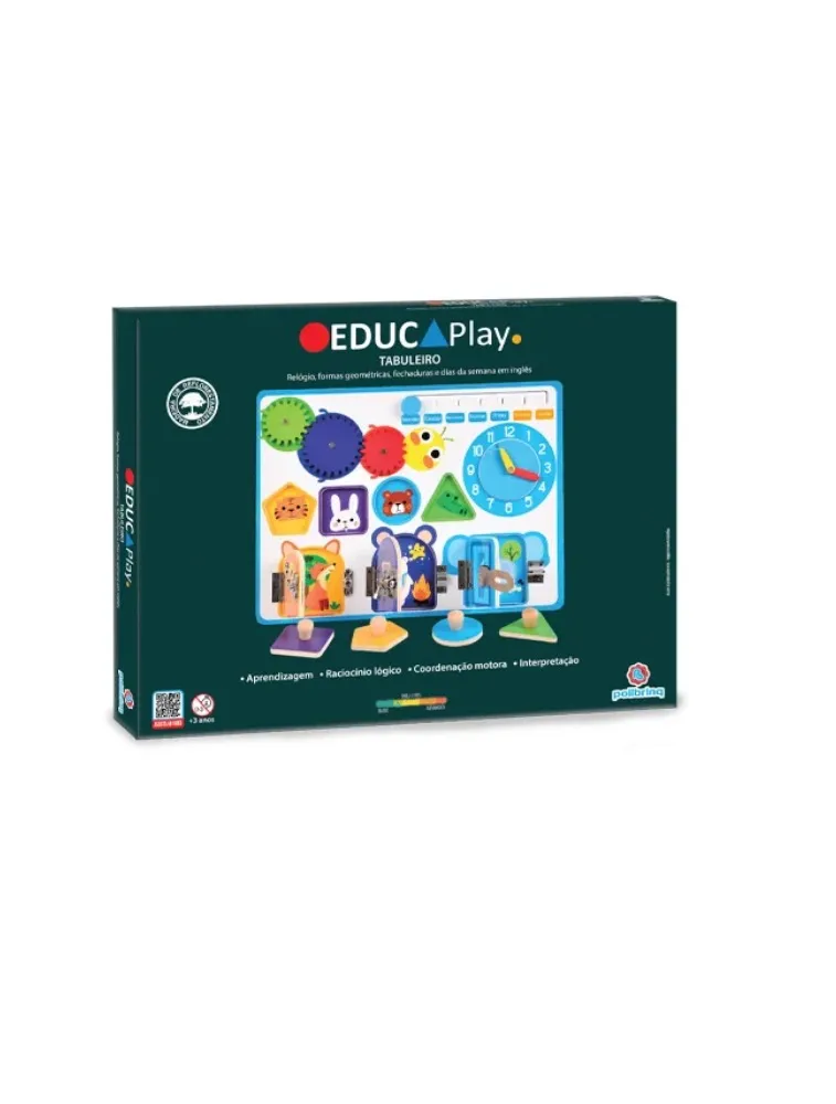Brinquedo Educativo de Madeira