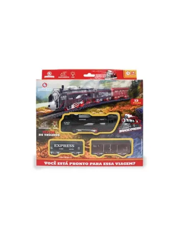 Pista de Carrinho/Trem de Brinquedo (Plástico) - Polibrinq