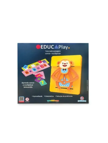 Jogo Recreativo Multijogadores de Plástico - Macaco Matemático