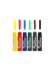 Tinta Guache Bastão: 06 cores - Acrilex