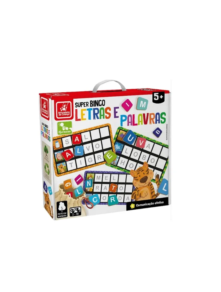 Jogo: Super Bingo - Letras e Palavras
