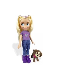 Boneca Polly: Cuidando do seu cão c/ Acessórios
