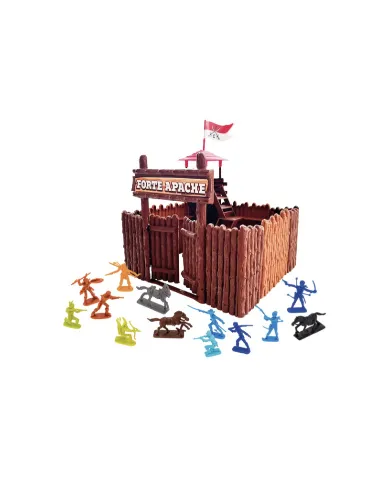 Miniatura Colecionável: Forte e Apache - Batalha Kids