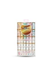 Conj. Marca texto c/ Glitter Star - 6 cores - Fofy