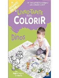 Livro-Tapete para Colorir: Dinos