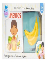 Meu Primeiro Livro de Quebra-Cabeça: Alimentos