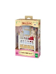 Bebê Coelho Chocolate com Cama