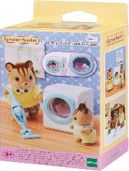 Máquina de Lavar + Aspirador de Pó - Sylvanian Families