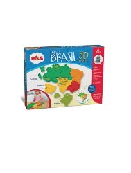 Mapa do Brasil 3D