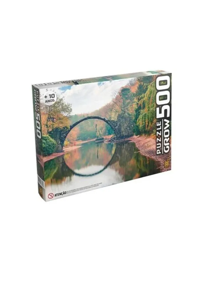 Quebra-Cabeça: Ponte Espelhada 500pçs - Grow