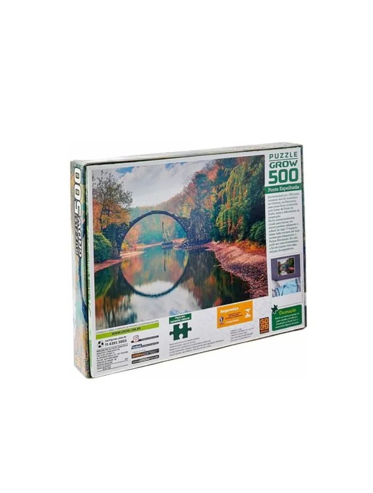 Quebra-Cabeça: Ponte Espelhada 500pçs - Grow