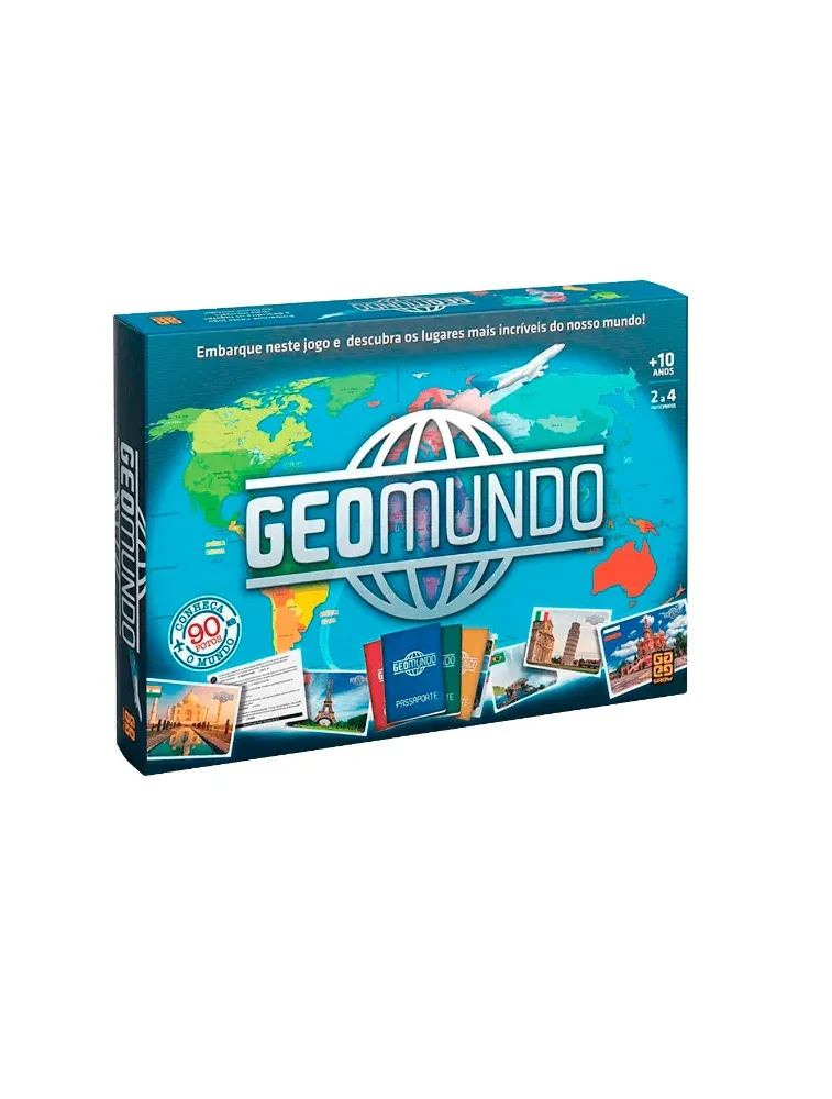 Jogo de Tabuleiro Geomundo - Grow