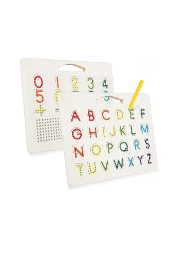 Lousa Magnética Dupla Face - Letras e Números
