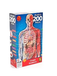 Quebra-Cabeça: 200pçs - Corpo Humano