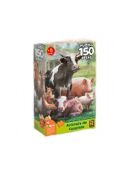 Quebra-Cabeça: 150pçs - Animais da Fazenda
