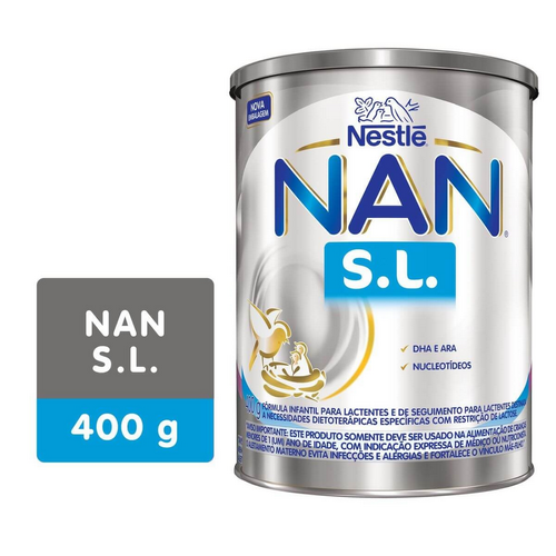 FORMULA NAN SEM LACTOSE EM PO 400G